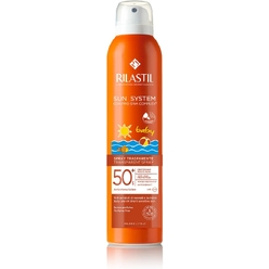 Rilastil Sun System Baby Солнцезащитный прозрачный спрей для детей SPF 50+, 200 мл