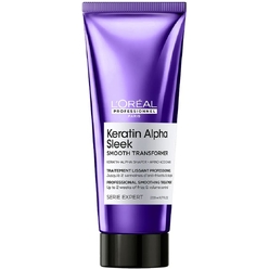 Профессиональный разглаживающий смываемый уход для волос L'Oreal Professionnel Serie Expert Keratin Alpha Sleek, 200 мл