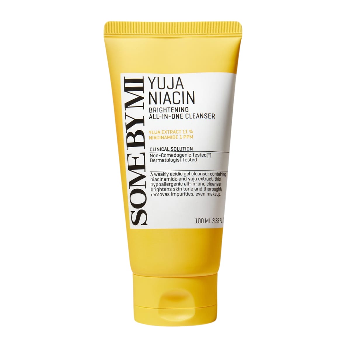 Придающий сияние, увлажняющий очищающий гель для лица Yuja Niacin Brightening All-In-One Cleanser, 100 мл