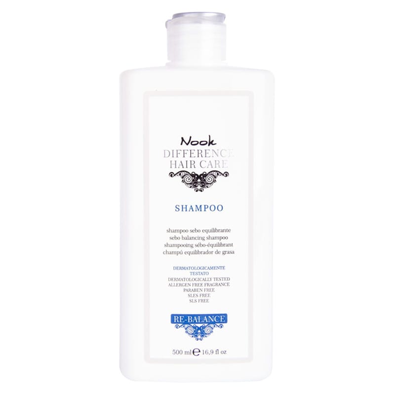 Шампунь для жирных волос Difference Hair Care Re-Balance Sebo Balancing Shampoo, 500 мл