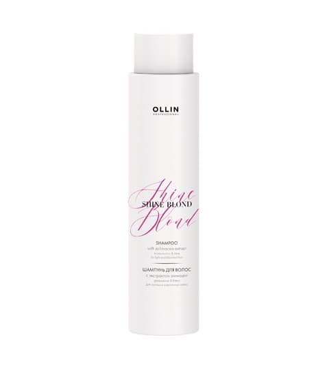 Ollin Shine Blond Шампунь с экстрактом эхинацеи, 300 мл