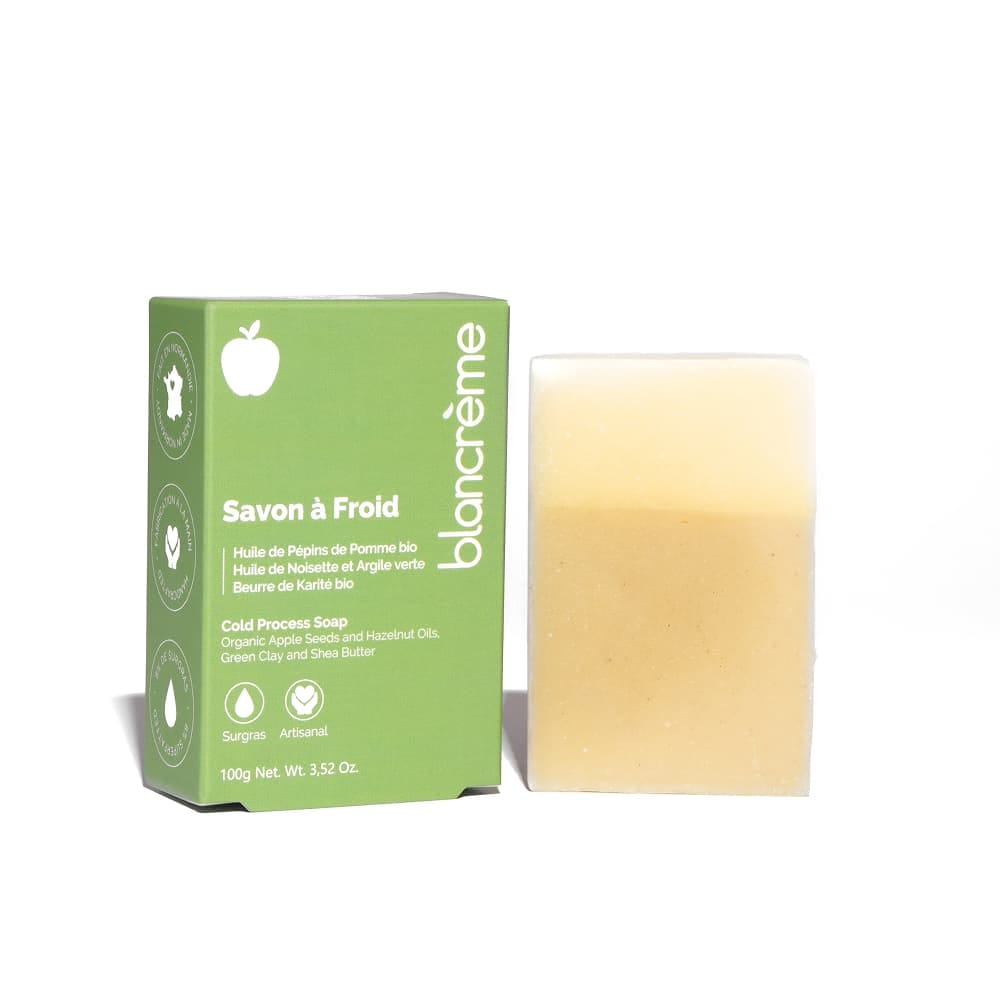 Мыло туалетное твёрдое Яблоко Savon à Froid, 100 г
