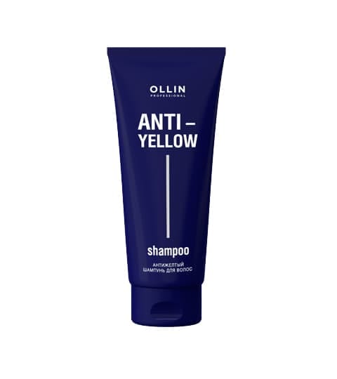 Ollin Anti-Yellow Антижелтый шампунь для волос, 250 мл