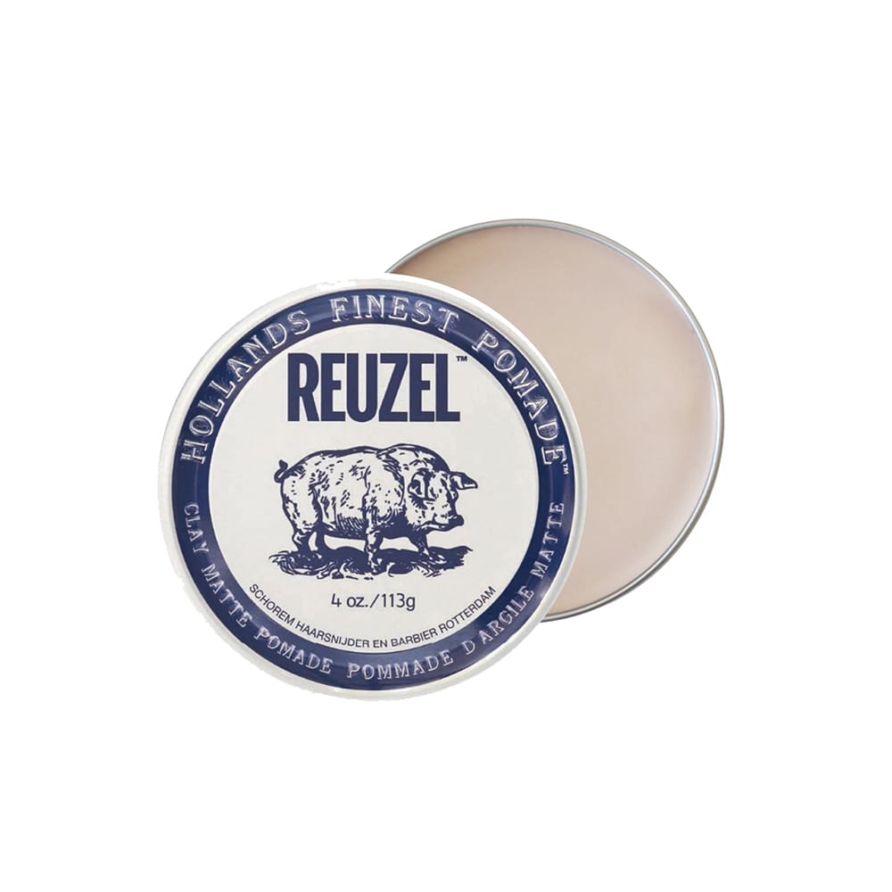 Белая матовая глина-помада Reuzel Clay Matte Pomade