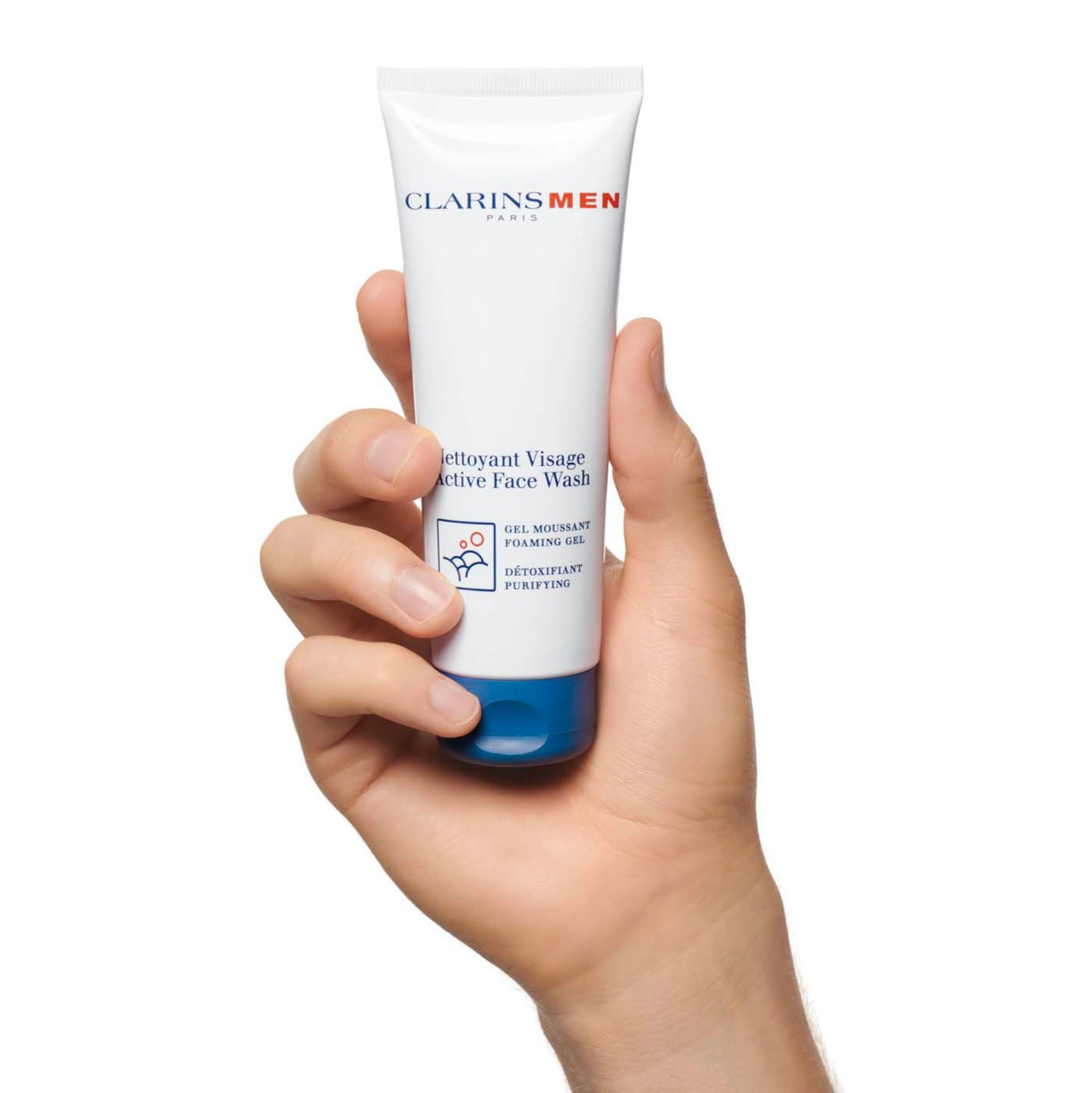 Очищающий гель для умывания для мужчин CLARINS MEN Active Face Wash, 125 мл - фото 4