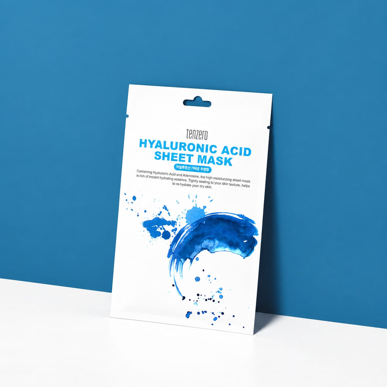 Увлажняющая тканевая маска для лица Tenzero Hyaluronic Acid Sheet Mask, 25 мл - фото 4