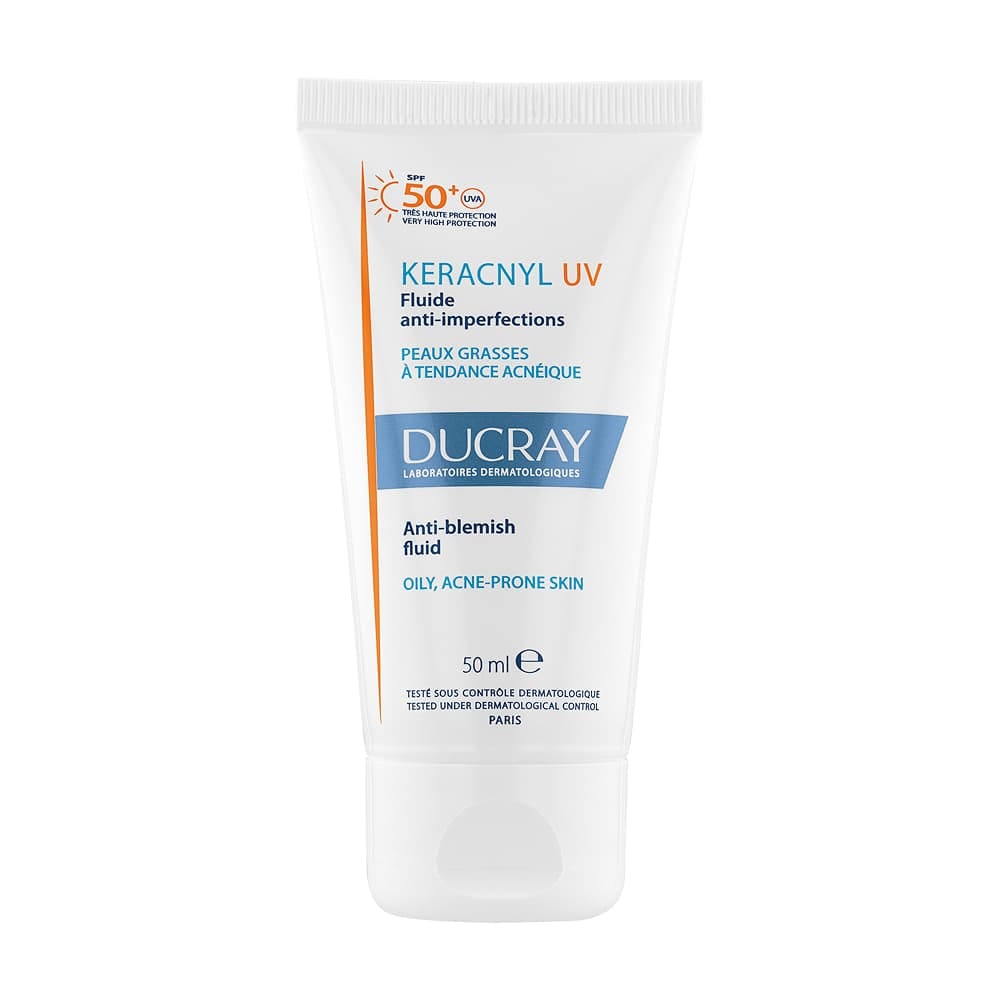 Флюид для жирной кожи SPF 50+ Ducray Keracnyl UV, 50 мл