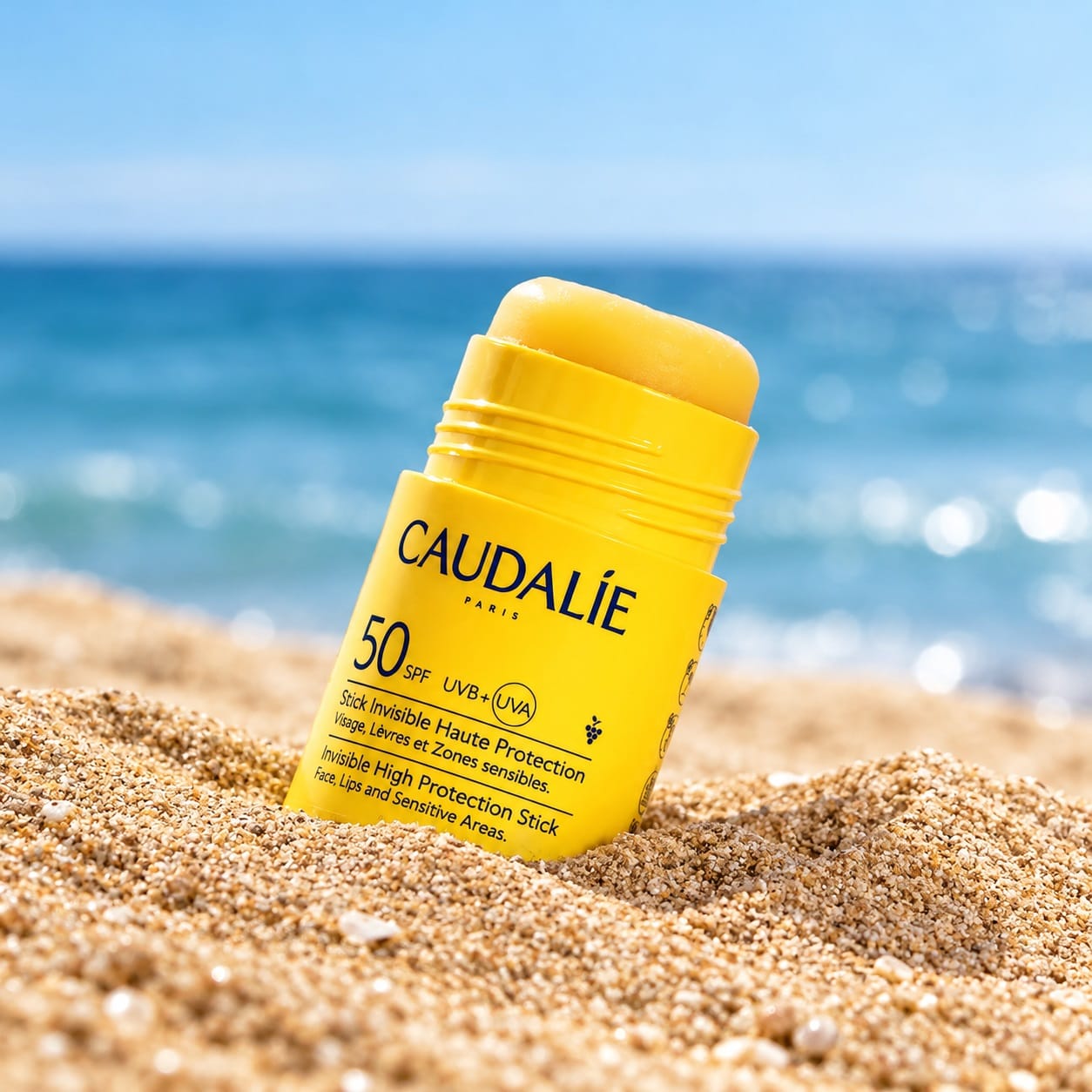 Солнцезащитный стик для лица, губ и чувствительных зон Vinosun Protect Stick Invisible Haute Protection SPF50, 50,15 г - фото 2