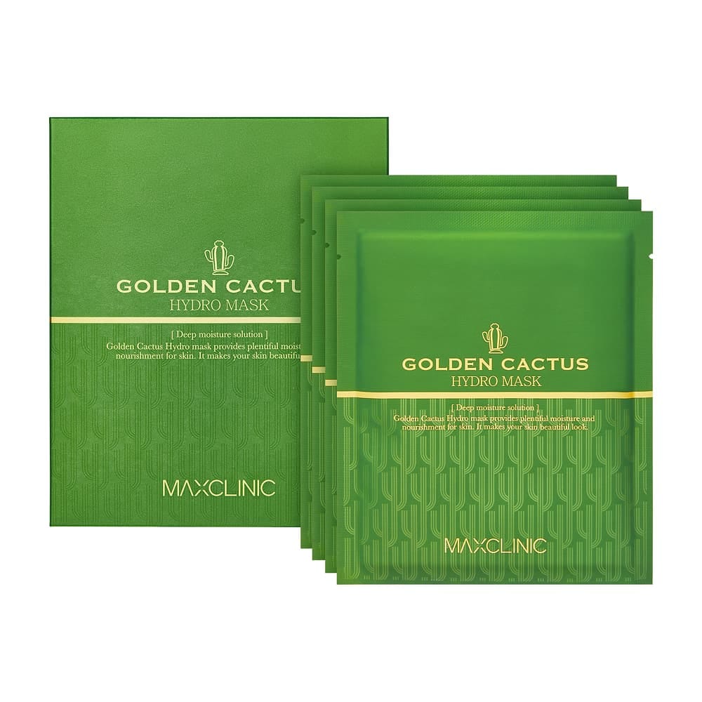 Golden Cactus Hydro Mask Маска для лица с экстрактом золотого кактуса увлажняющая, 4х25 г
