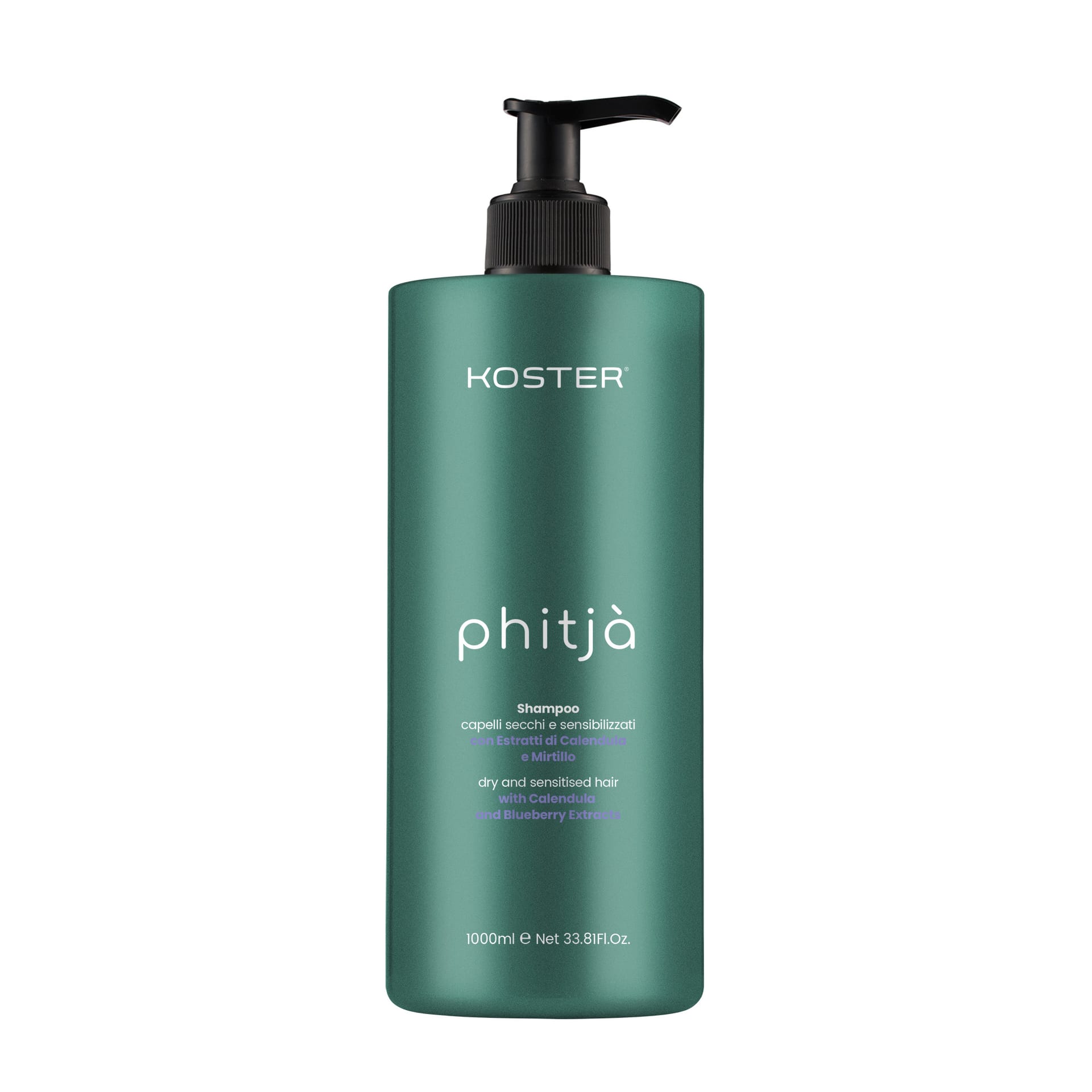 Шампунь для сухих и ослабленных волос phitja' Shampoo, 1000 мл