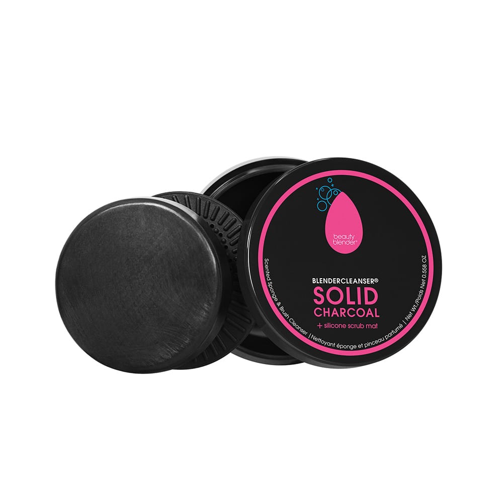Мыло для очищения спонжей и кистей с углем Blendercleanser Solid Charcoal, 15 г - фото 2
