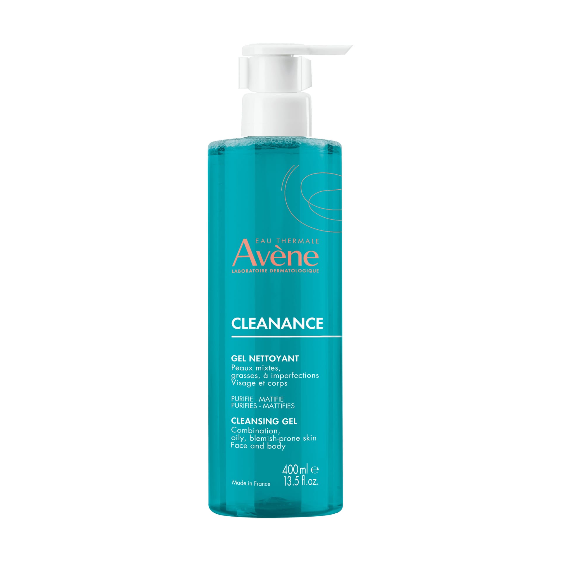 Avene Cleanance Очищающий, матирующий гель, 400 мл