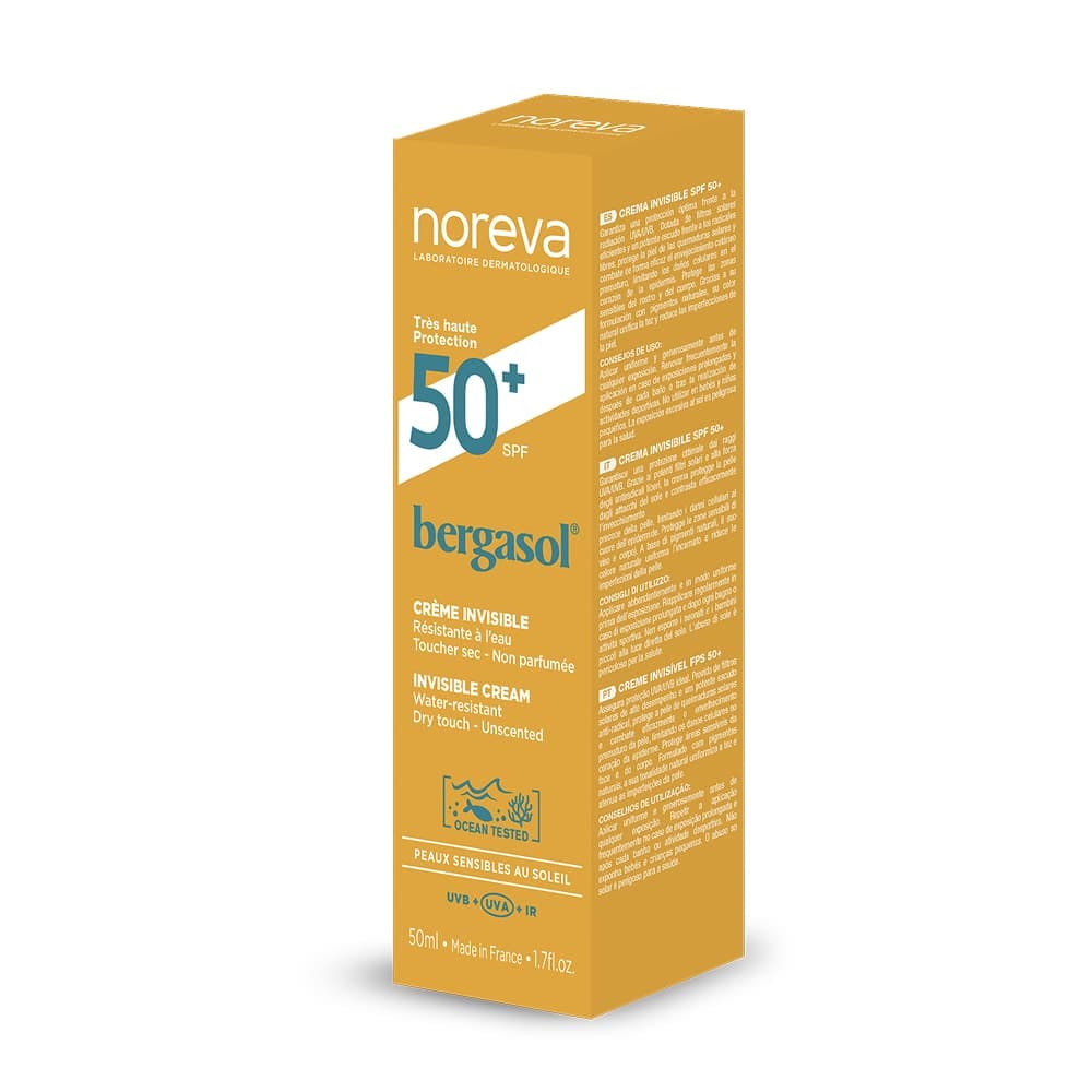 Noreva Бергасол Солнцезащитный крем Spf 50+, 50 мл - фото 2