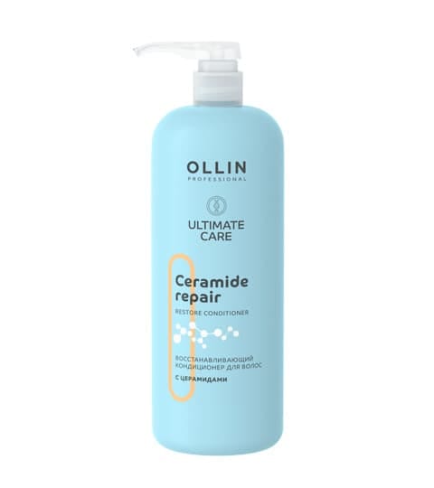 Ollin Ultimate Care Восстанавливающий кондиционер для волос с церамидами, 1000 мл