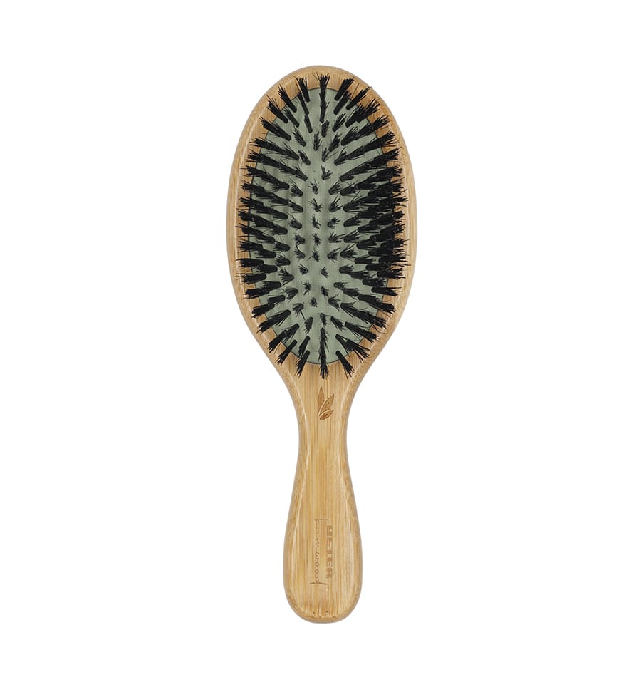 Расческа для волос Bamboo Cushion Brush (комбинированная щетина) - фото 2