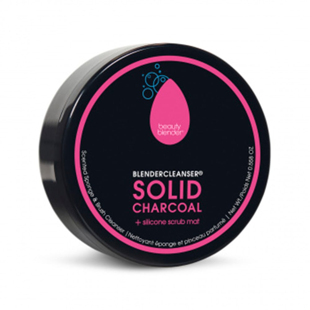 Мыло для очищения спонжей и кистей с углем Blendercleanser Solid Charcoal, 15 г