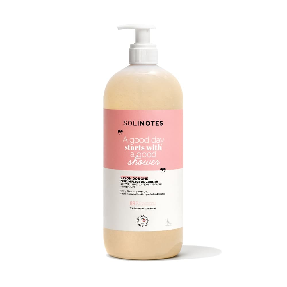 Гель для душа с ароматом сакуры Solinotes Cherry Blossom Shower Gel, 1л