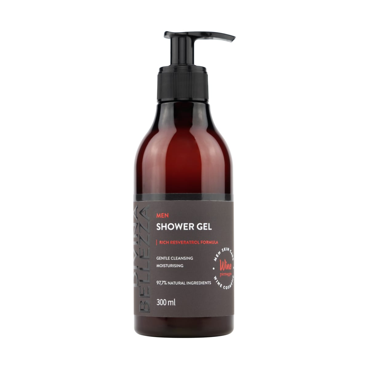 Винный гель для душа мужской Wine Shower Gel for Men, 300 мл