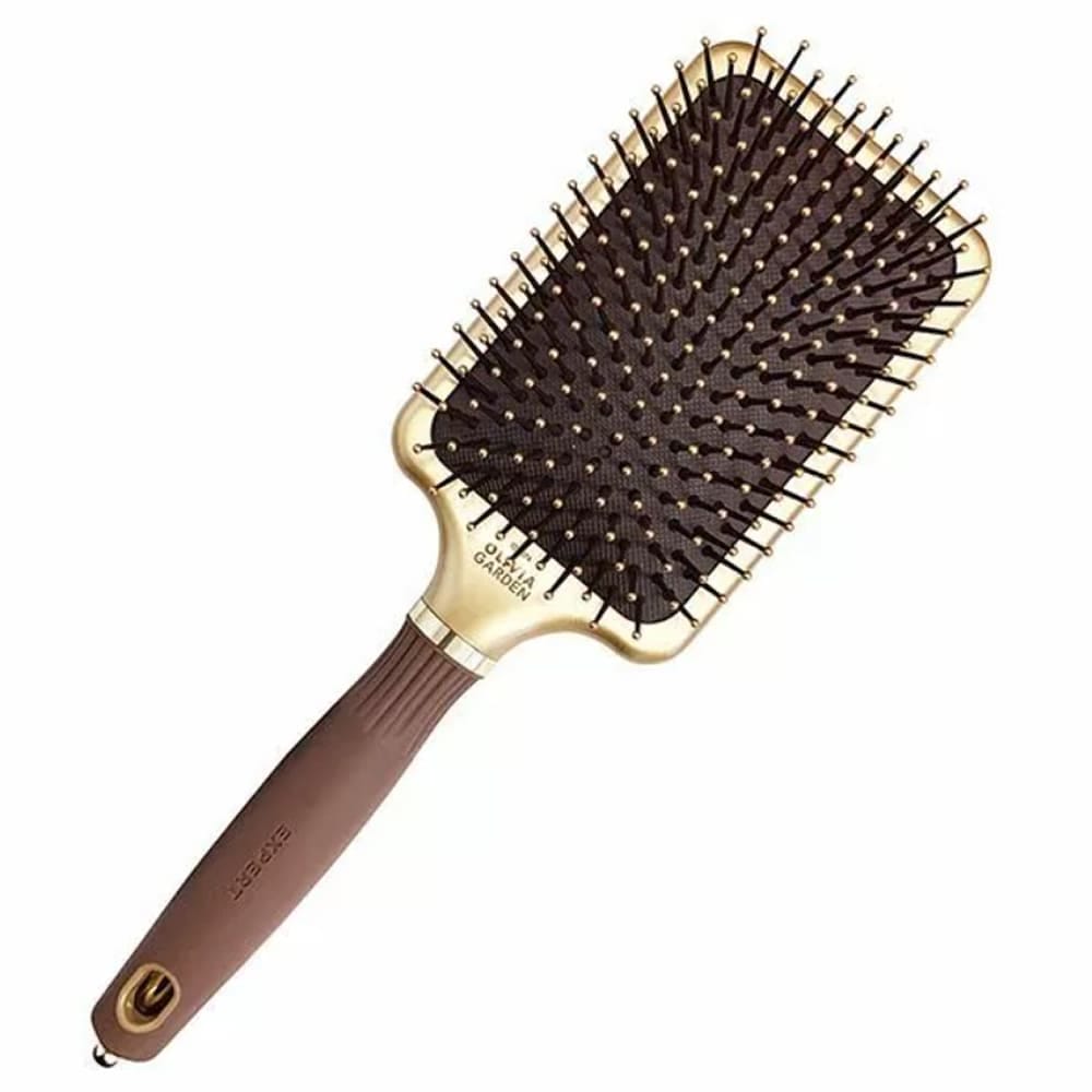 Щетка Expert Care Rectangular Nylon Bristle Gold&Brown L