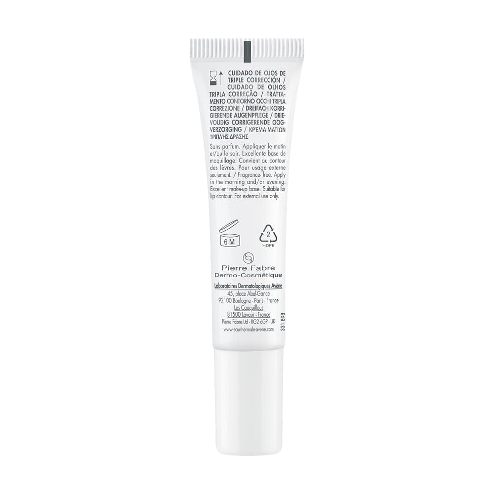 Avene Hyaluron Activ B3 Крем для кожи вокруг глаз тройного действия, 15 мл - фото 3