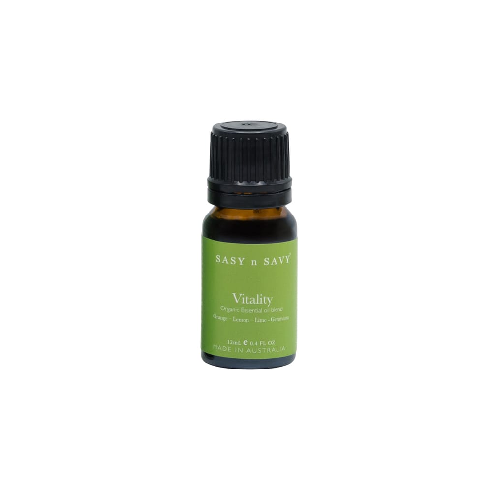 Смесь эфирных масел (сладкого апельсина, лимонного, лайма, гераниевого) Vitality Organic  Essential Oil Blend, 12 мл