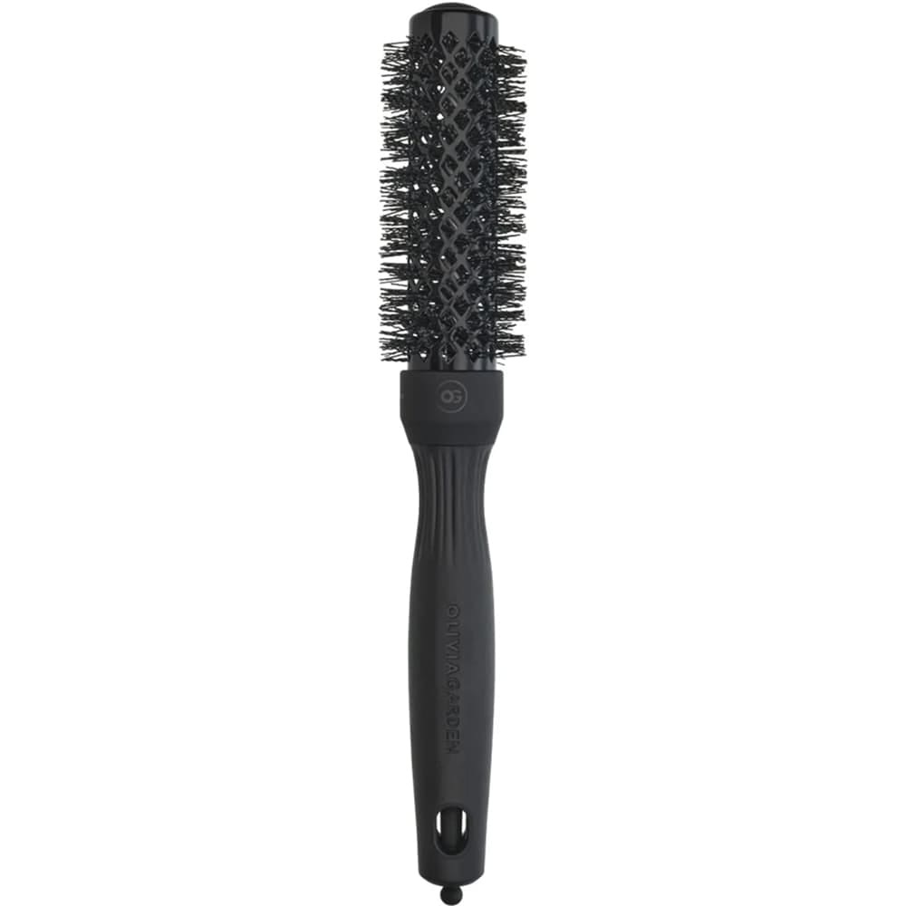 Olivia Garden Термобрашинг EXPERT BLOWOUT SHINE Wavy Bristles Black Label, 25 мм