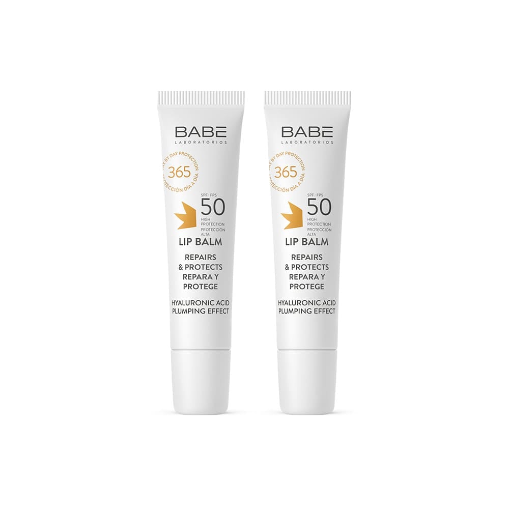 Набор косметический Laboratorios Babe 1+1: Бальзам для губ SPF50 / Lip Balm SPF50, 15 мл - 2 шт