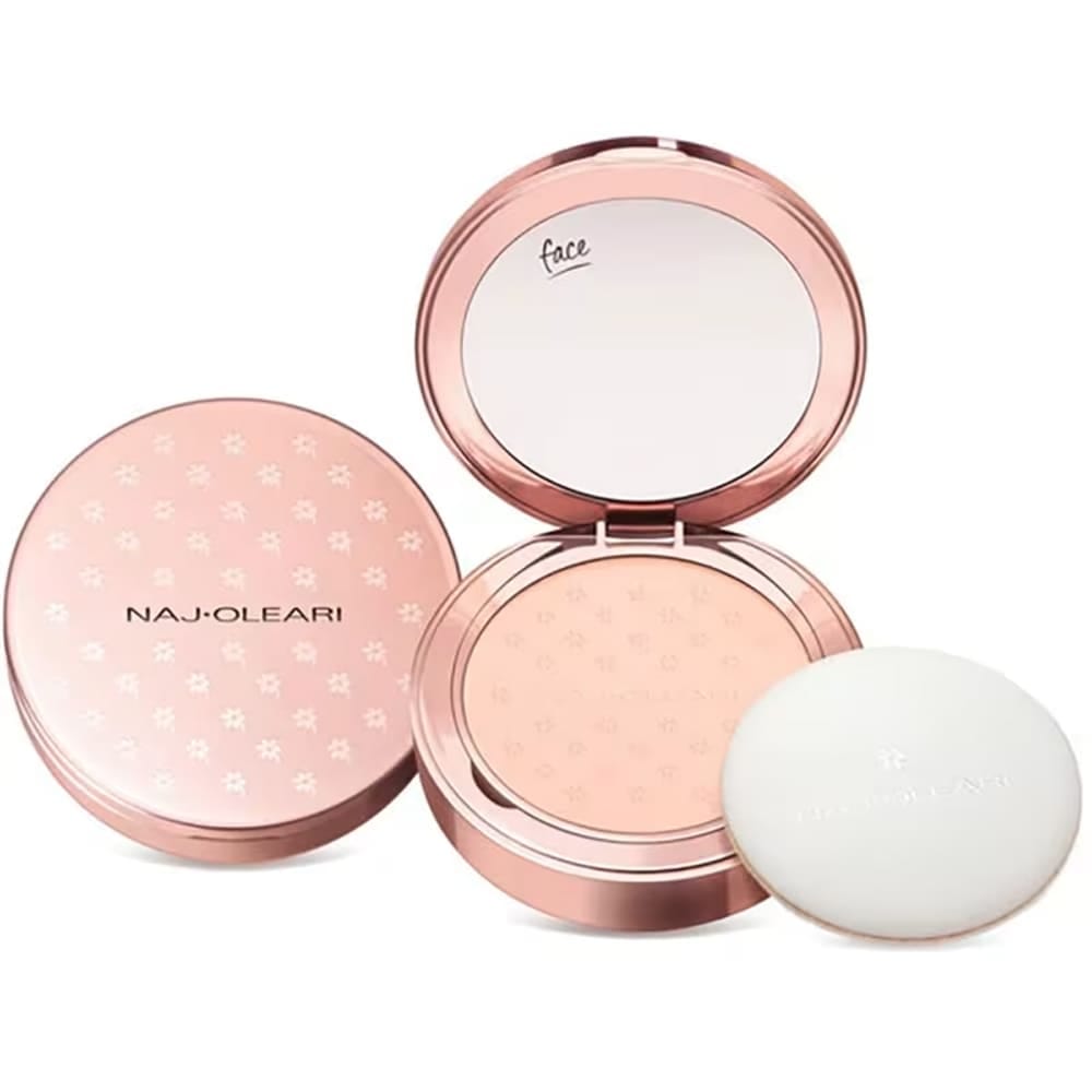 Матирующая компактная пудра NAJ-OLEARI SKIN CARESS PRESSED POWDER