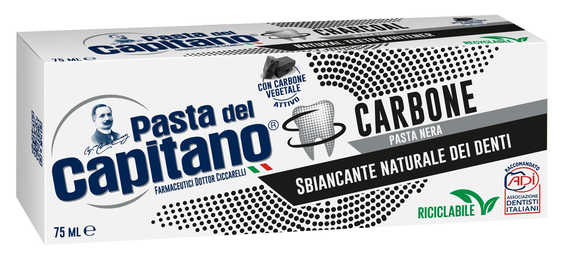 Зубная паста с древесным углем восстанавливает белизну зубов CHARCOAL TOOTHPASTE