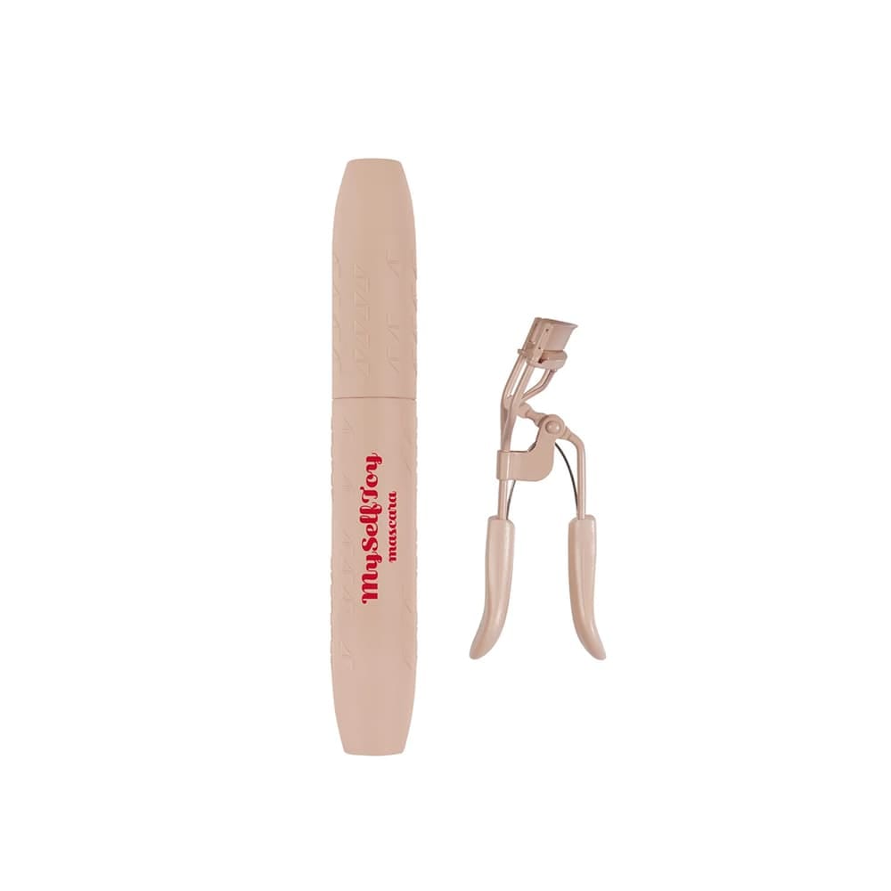 Набор косметический: Тушь для ресниц с действием 6D MySelfToy mascara, 13 мл, тон 154 +Керлер - фото 2
