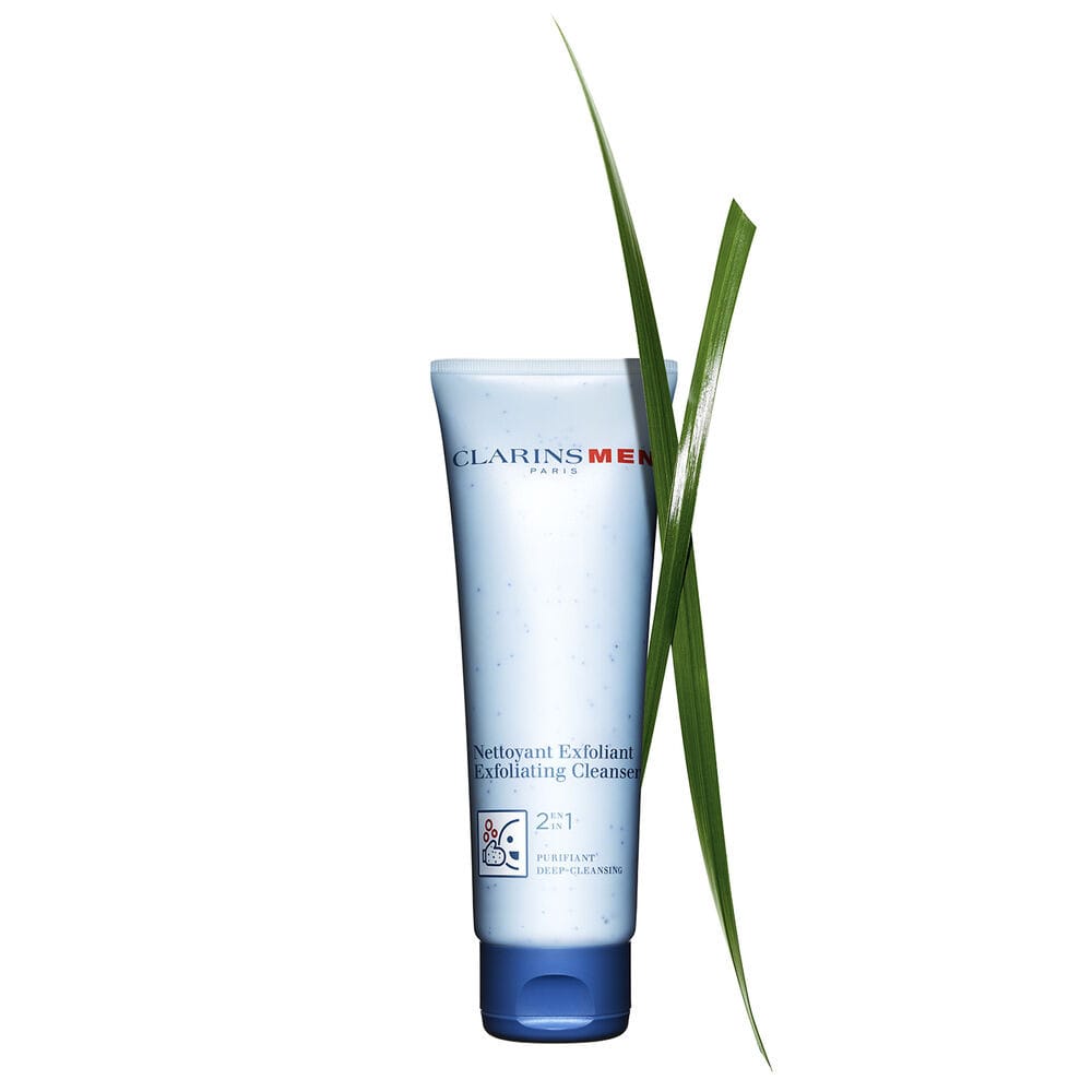 Очищающий и отшелушивающий мужской крем для лица «2 в 1» Clarins Men Exfoliating Cleanser 125 мл - фото 5