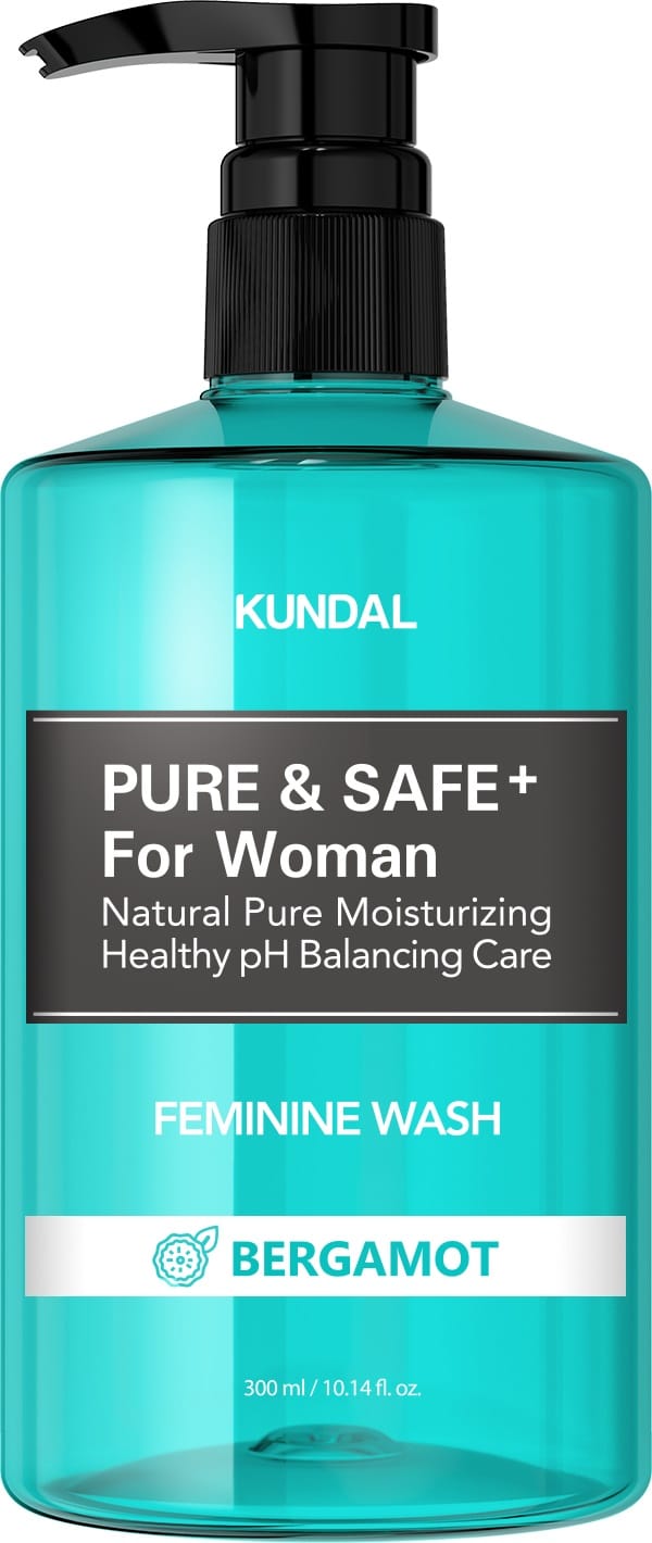 Гель для интимной гигиены для женщин KUNDAL PURE & SAFE FEMININE WASH BERGAMOT, 300 мл