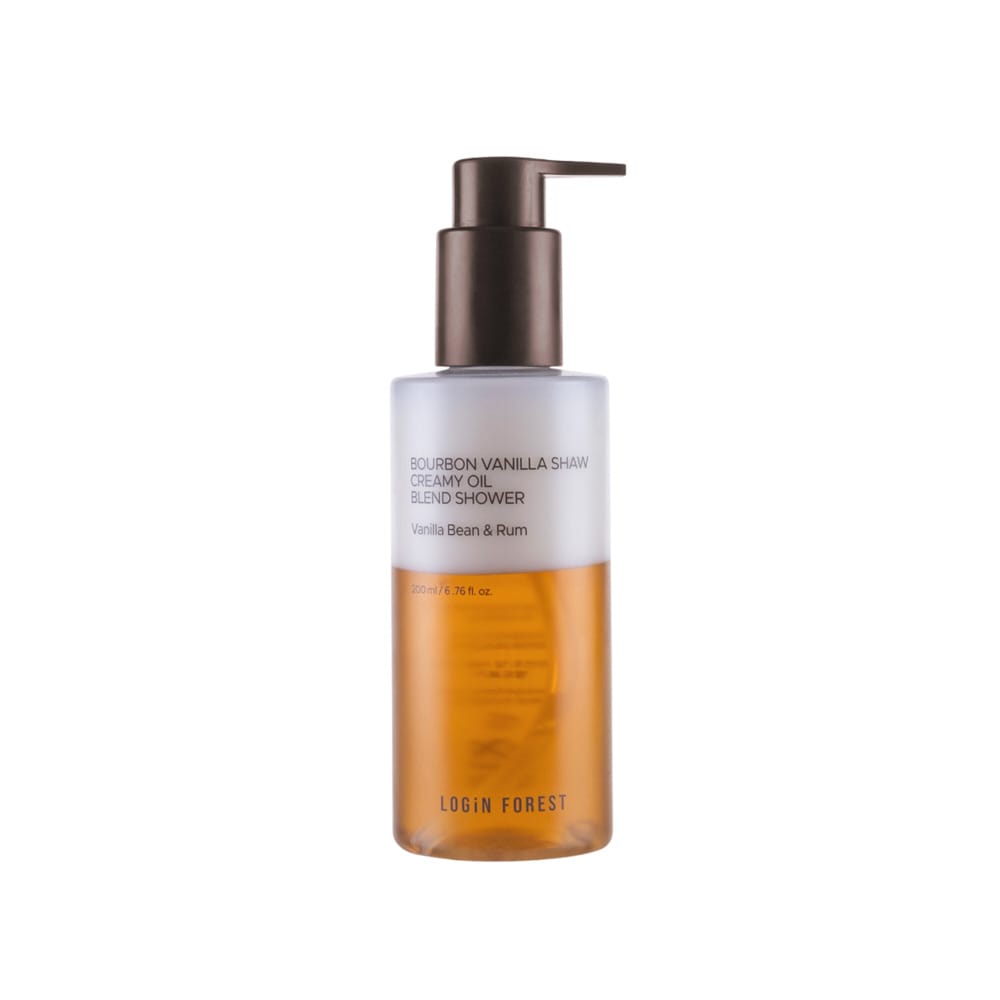 Масло для душа двухфазное питательное  Bourbon Vanilla Shaw Creamy Oil Blend Shower, 200 мл