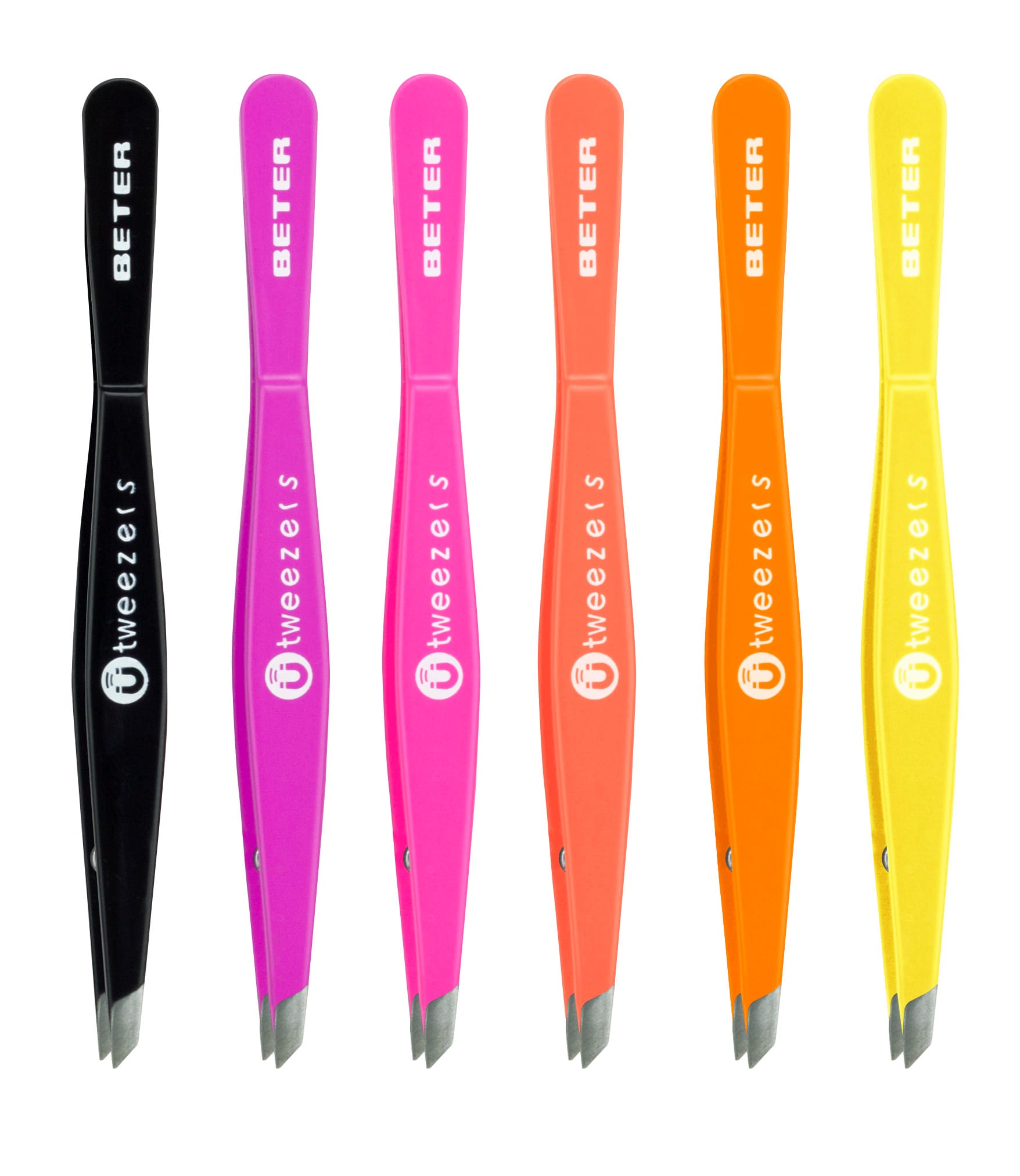 Пинцет для бровей со скошенными краями с магнитом Magnetic tweezers/ Slanted tip