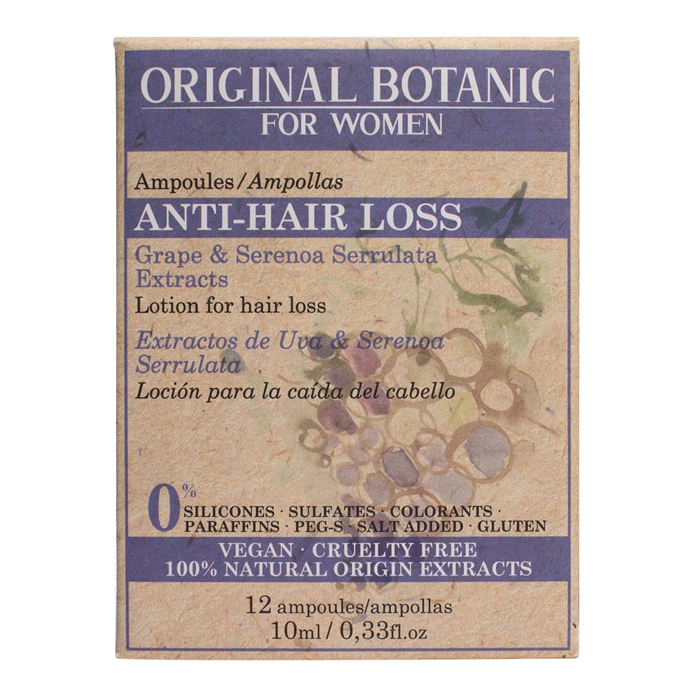 Лосьон против выпадения волос для женщин в ампулах Ampoules Anti-Hair Loss, стекляные ампулы, объём 12 штук по 10 мл - фото 3