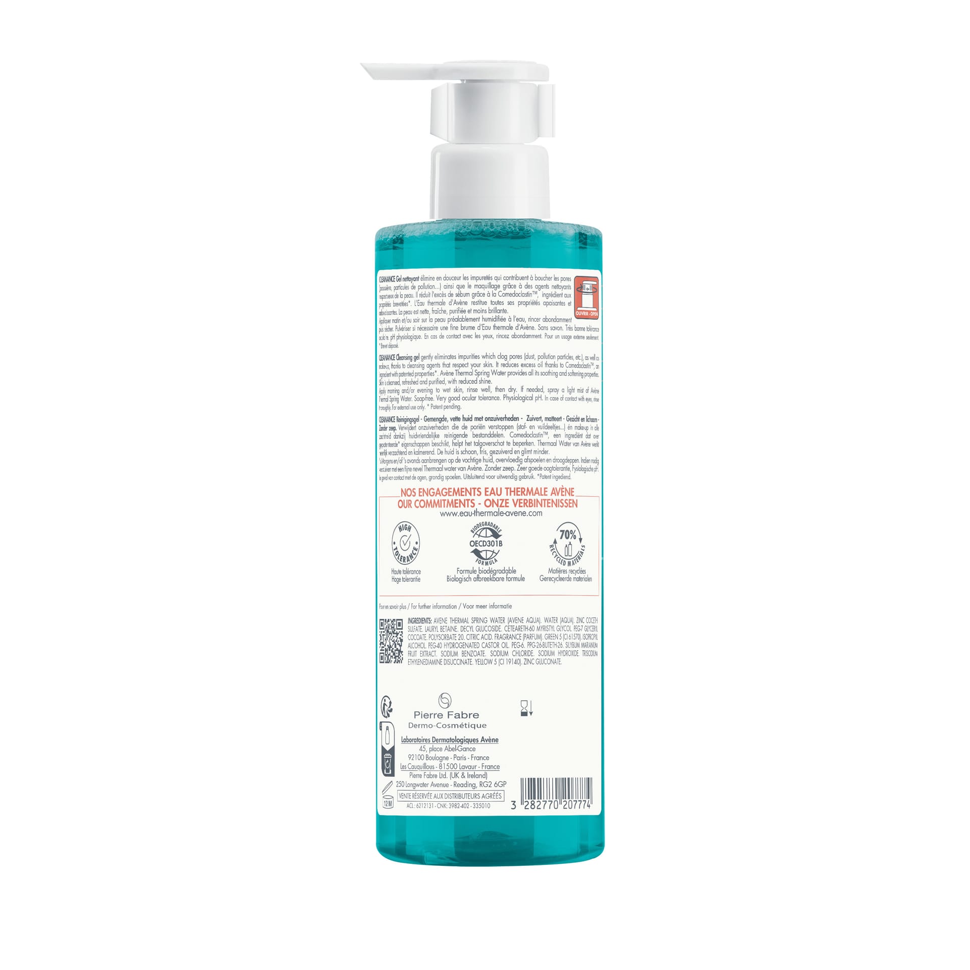 Avene Cleanance Очищающий, матирующий гель, 400 мл - фото 2