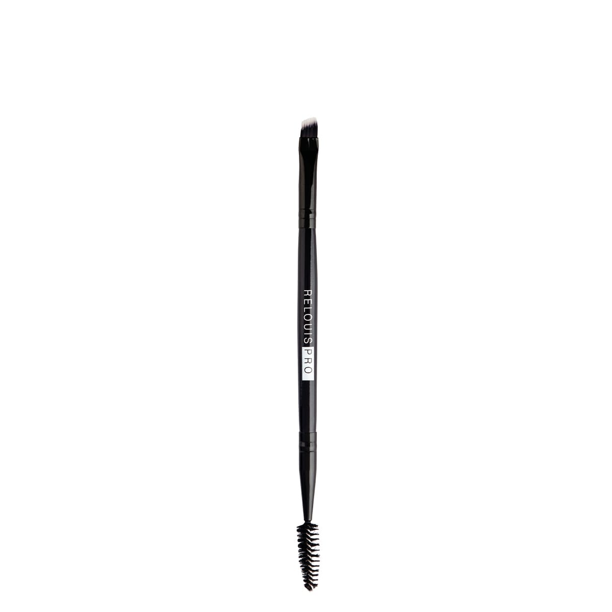 Кисть косметическая №06 двусторонняя для бровей Relouis Pro Brow & Eyeliner Brush