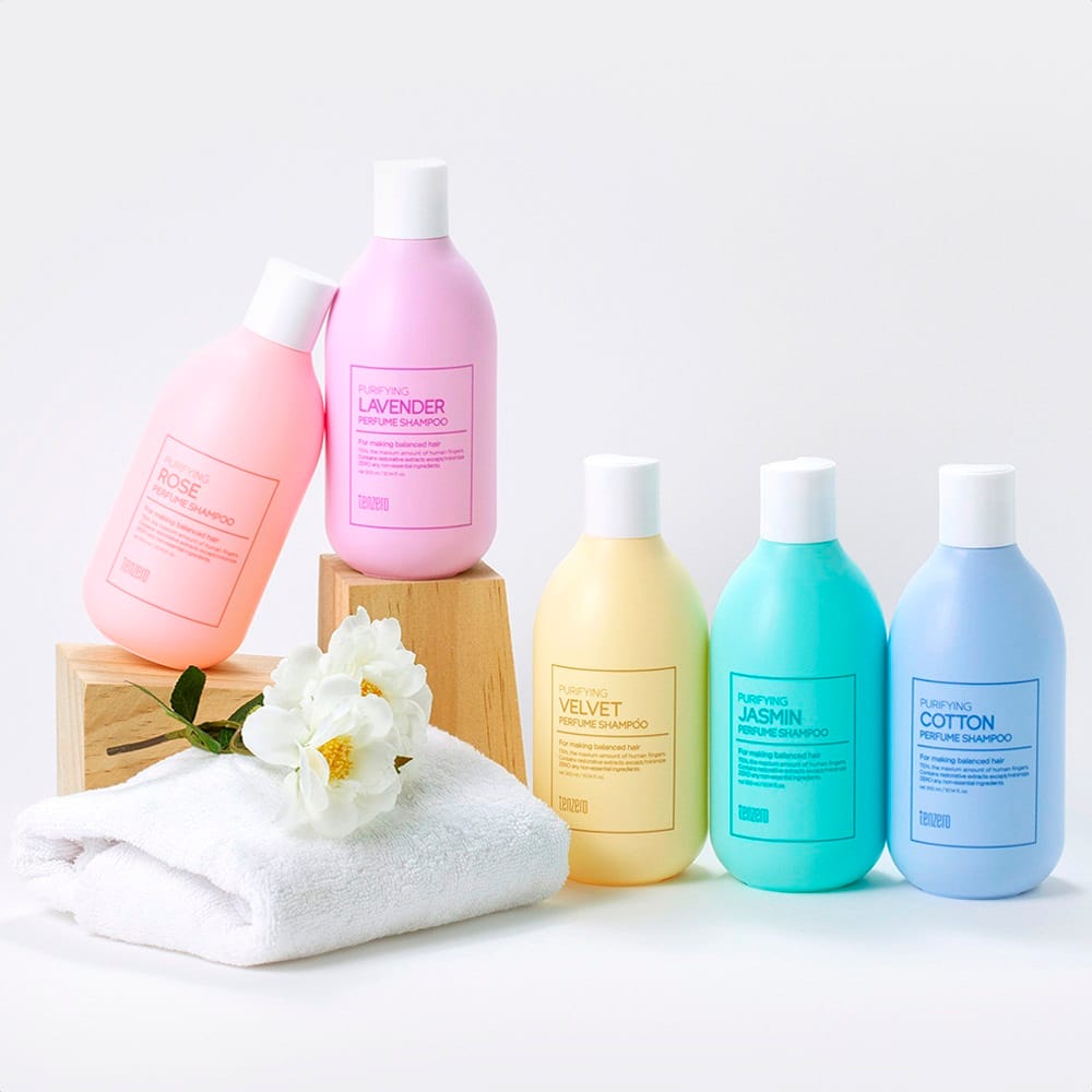 Очищающий парфюмированный шампунь Tenzero Purifying Rose Perfume Shampoo, 300 мл - фото 5