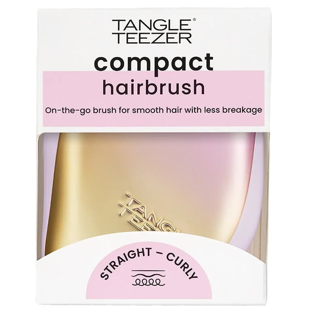 Расческа Tangle Teezer Compact Styler Sweet Lilac & Yellow Chrome - фото 4