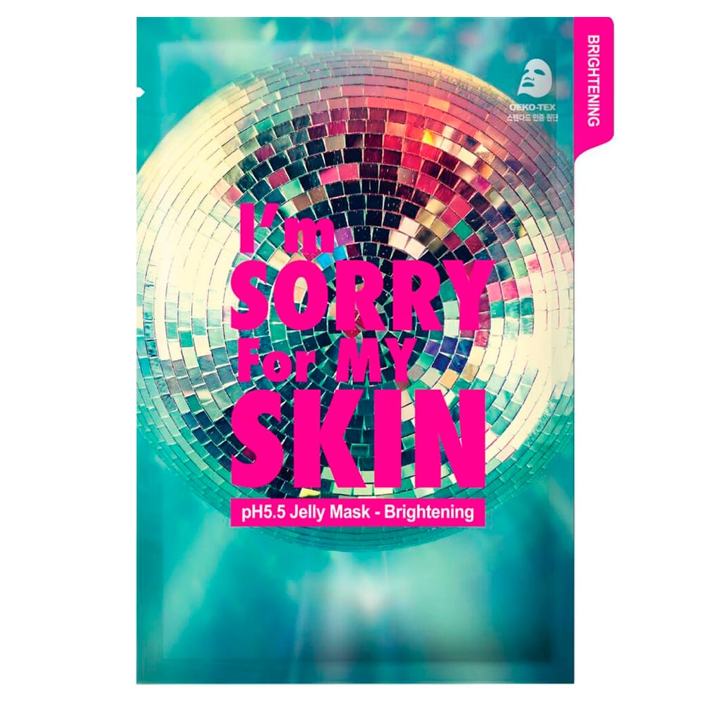 Придающая сияние тканевая гель-маска для лица pH5.5 Jelly Mask - Brightening, 33 мл