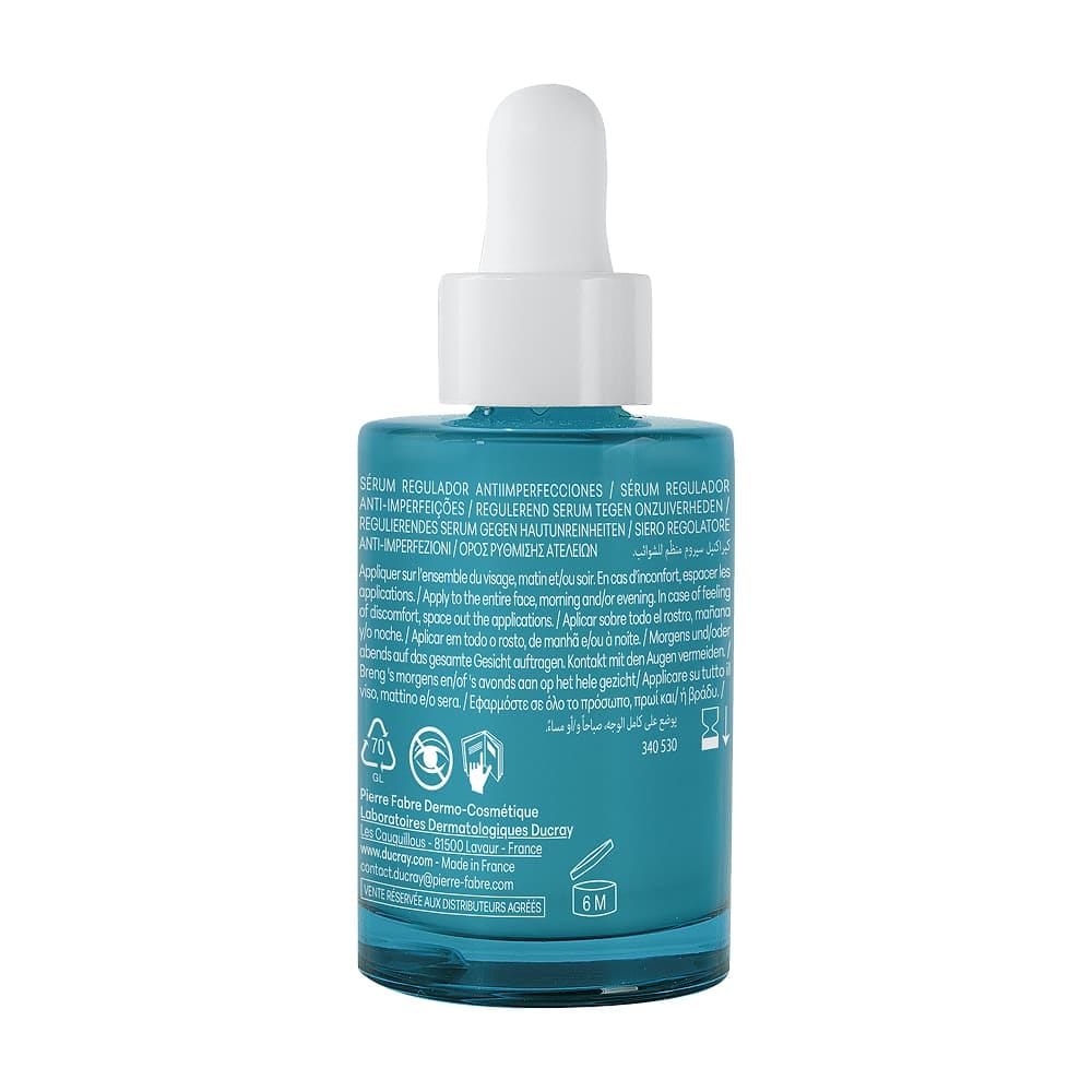 Разглаживающая сыворотка для проблемной кожи, склонной к акне Ducray Keracnyl Regulating Serum, 30 мл - фото 2