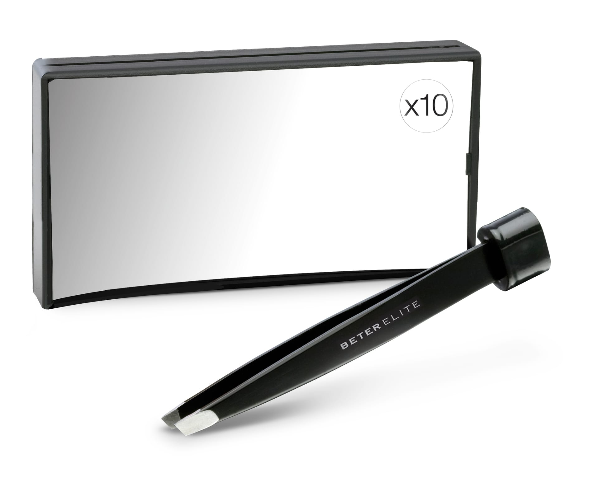 Зеркало с пинцетом x10 Make up Mirror with Tweezers
