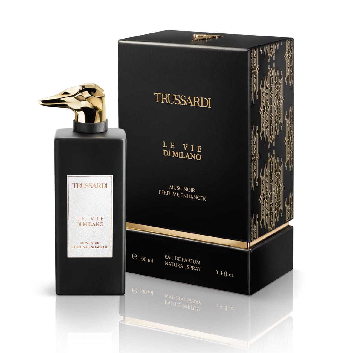 Парфюмерная вода Trussardi Le Vie Di Milano/Musc Noir Perfume Enhancer, 100 мл - фото 2