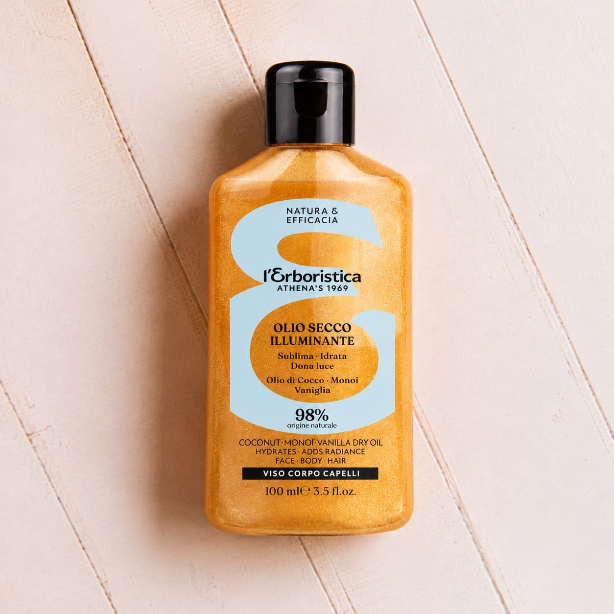 Увлажняющее, придающее сияние сухое масло для лица, тела и волос Olio Secco Illuminante, 100 мл - фото 4