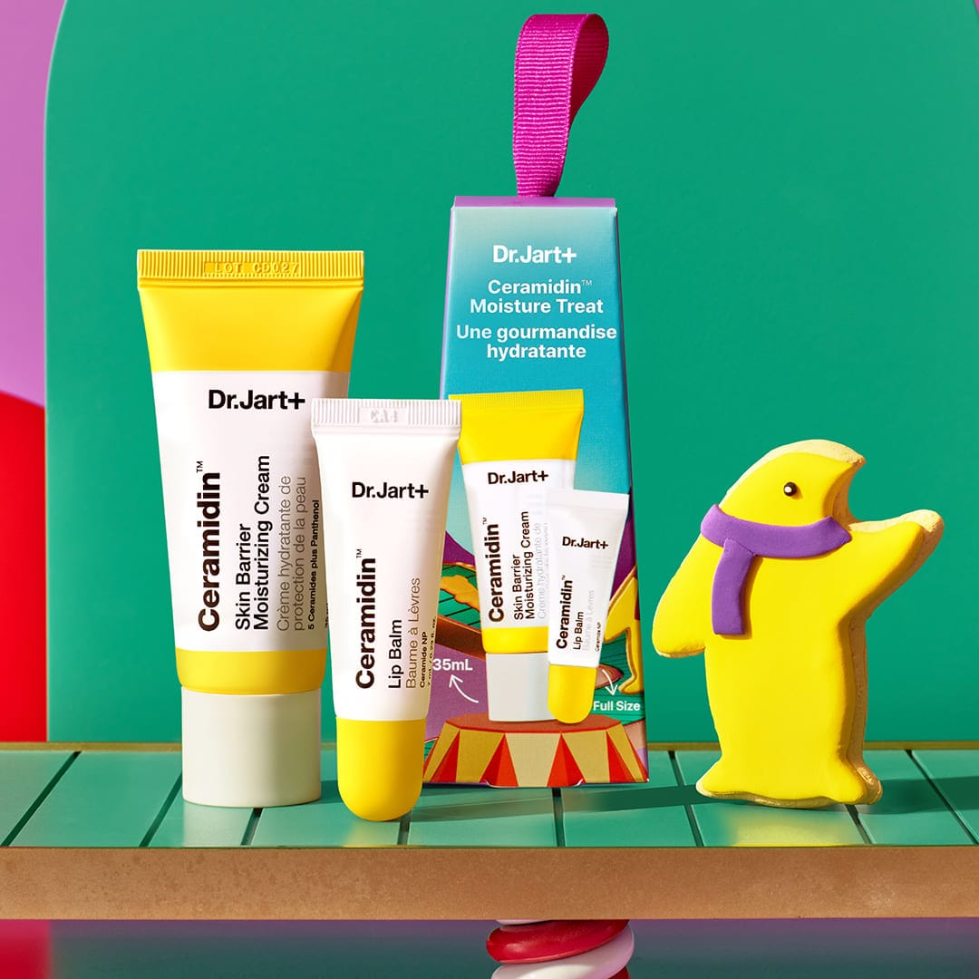 Набор косметический (Увлажняющий и питательный крем для лица Ceramidin Skin Barrier Moisturizing Cream 35 мл+Бальзам для губ Ceramidin Lip Balm 7 мл) - фото 3