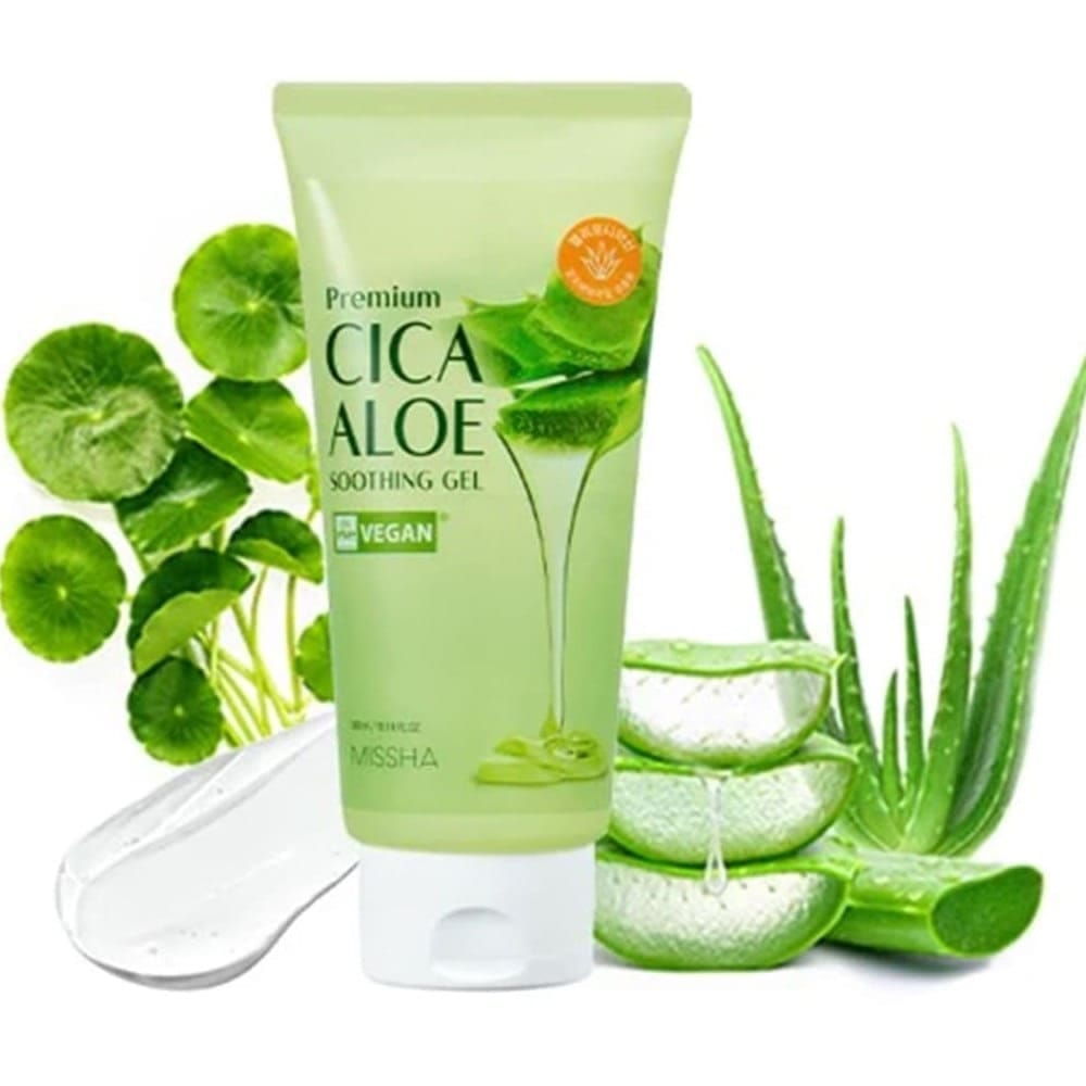 Missha Успокаивающий гель для тела Premium Cica  Aloe Soothing Gel - фото 3