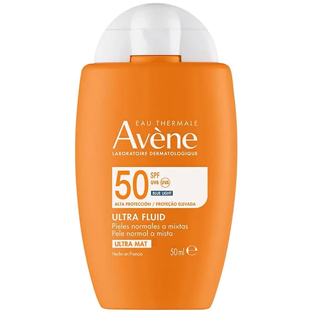 Ультралегкий солнцезащитный невидимый флюид для лица SPF 50, 50 мл