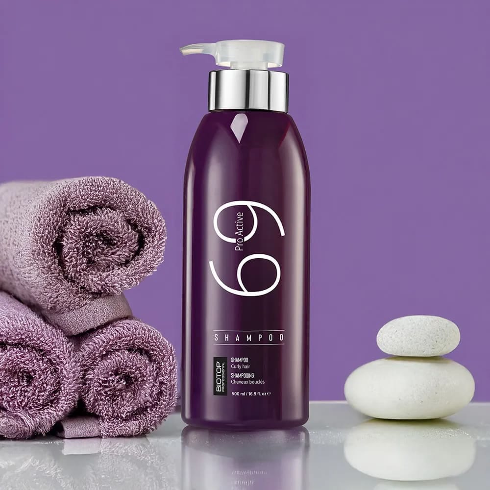 Шампунь для кудрявых волос Biotop Professional 69 Pro Active Shampoo, 500 мл. - фото 2
