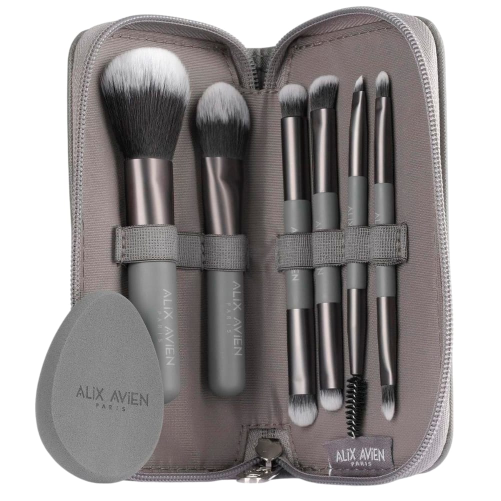 Набор Travel Brush Set: Кисти для макияжа + Спонж