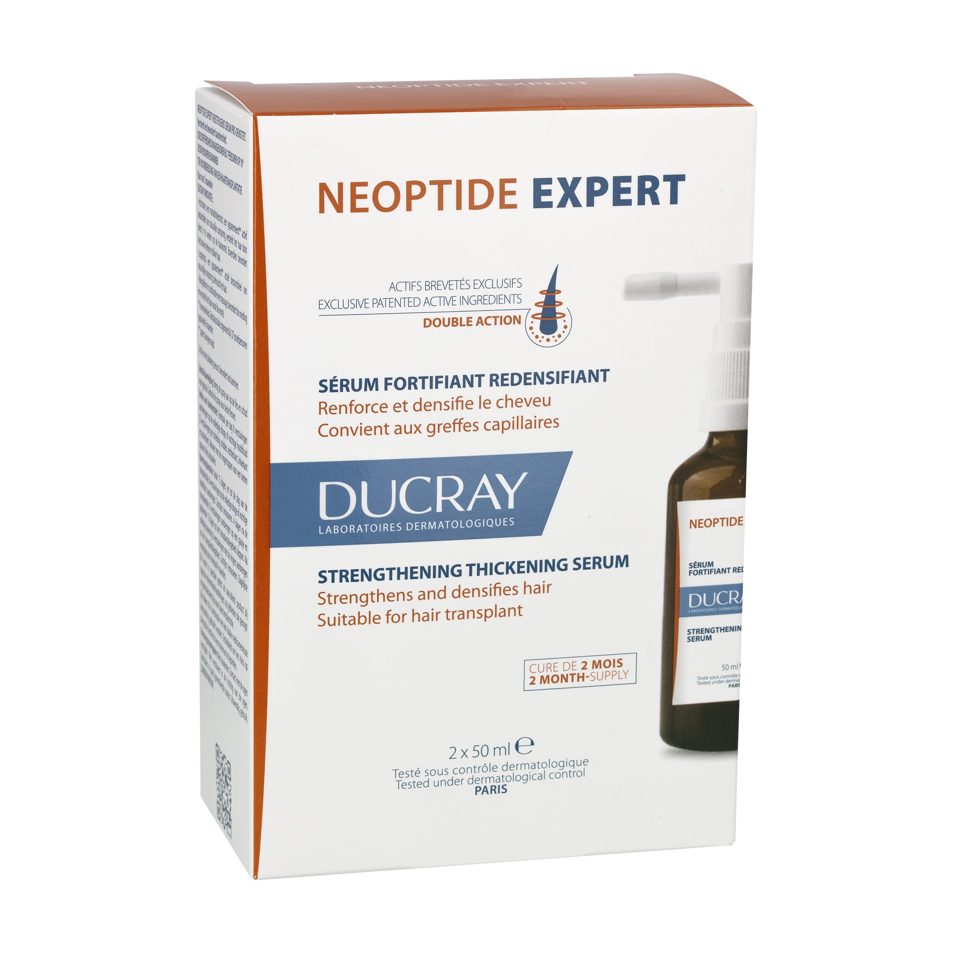 Сыворотка от выпадения и для роста волос Ducray Neoptide Expert, 2*50 мл - фото 3